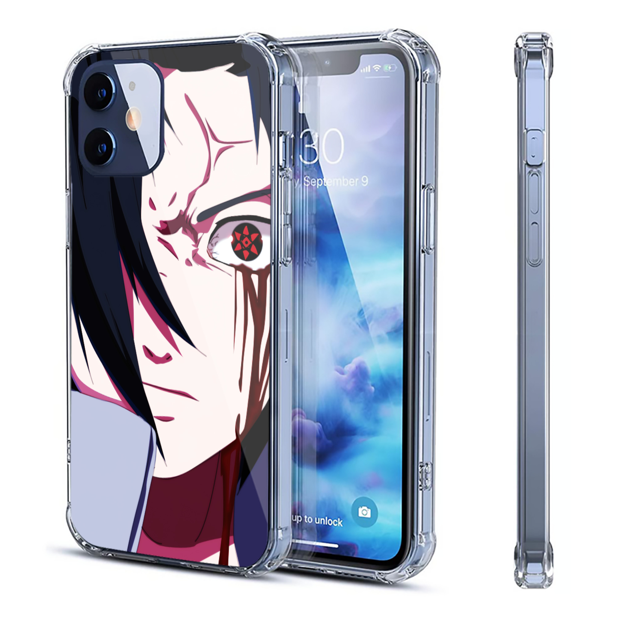 （画像用） NARUTO -ナルト- NARUTO -ナルト- 疾風伝 【iPhone 12シリーズ対応】透明スマホケース（クリアソフトケース）